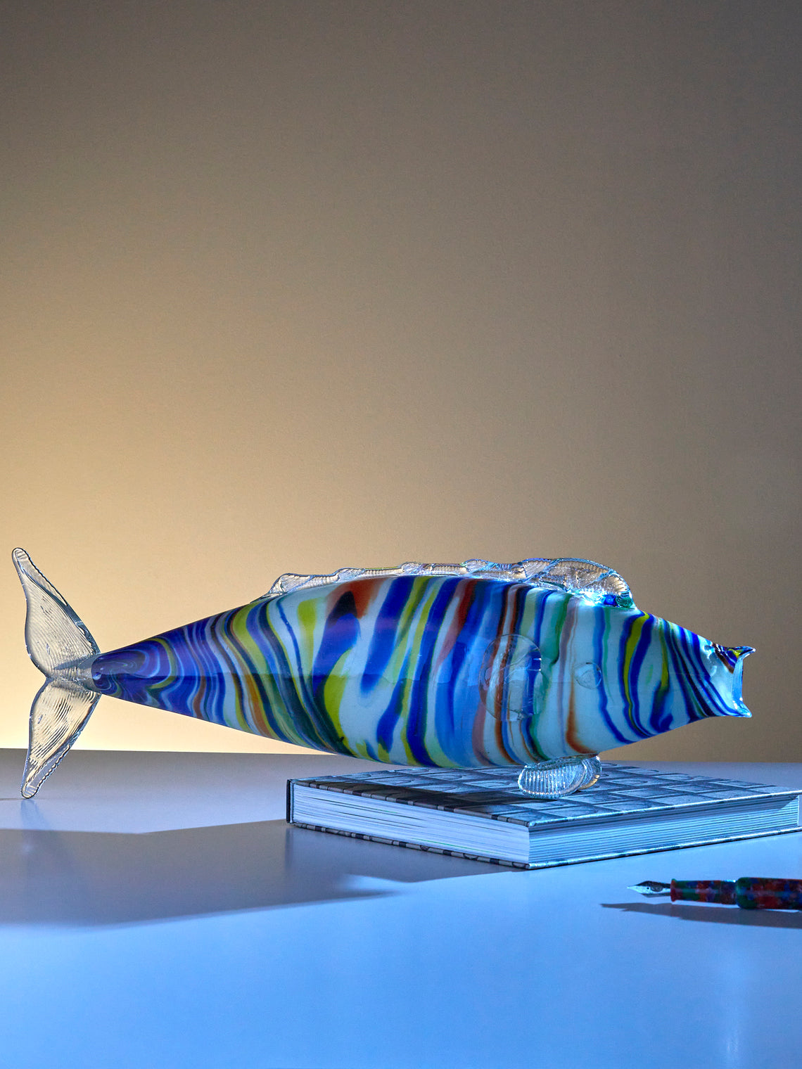 Antique and Vintage - Mid-Century Glass Fish Sculpture - Multiple - ABASK