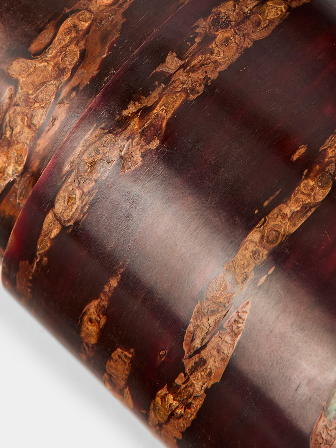 Denshiro - Polished Cherry Bark Tea Canister - Brown - ABASK