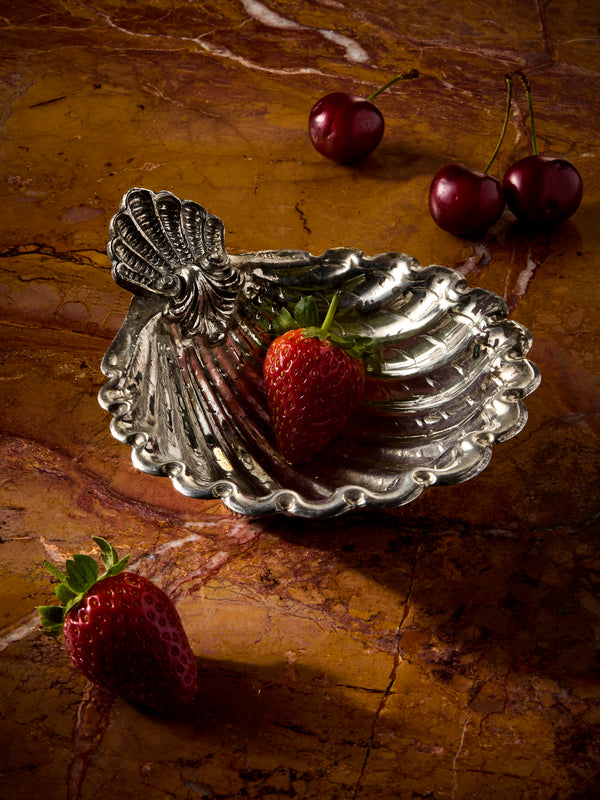 Antique and Vintage - 1970s Brandimarte Shell Solid Silver Bowl - Silver - ABASK