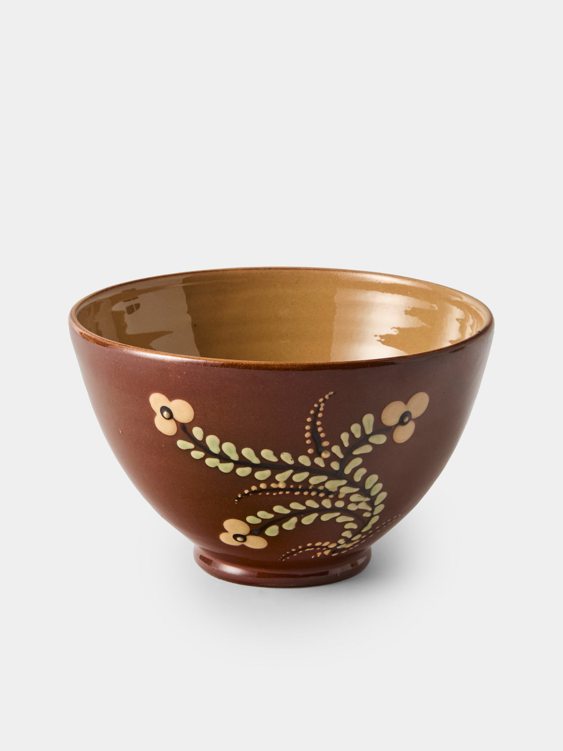 Poterie d’Évires - Flowers Hand-Painted Ceramic Grand Bowls (Set of 4) - Multiple - ABASK
