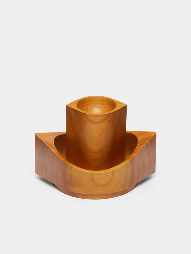 Antique and Vintage - Mid-Century Carl Auböck for Ostovics Culinar Wood Toothpick Holder -  - ABASK - 