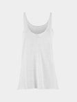 Dusan - Linen Asymmetric Tank Top | One Size - White - ABASK - 