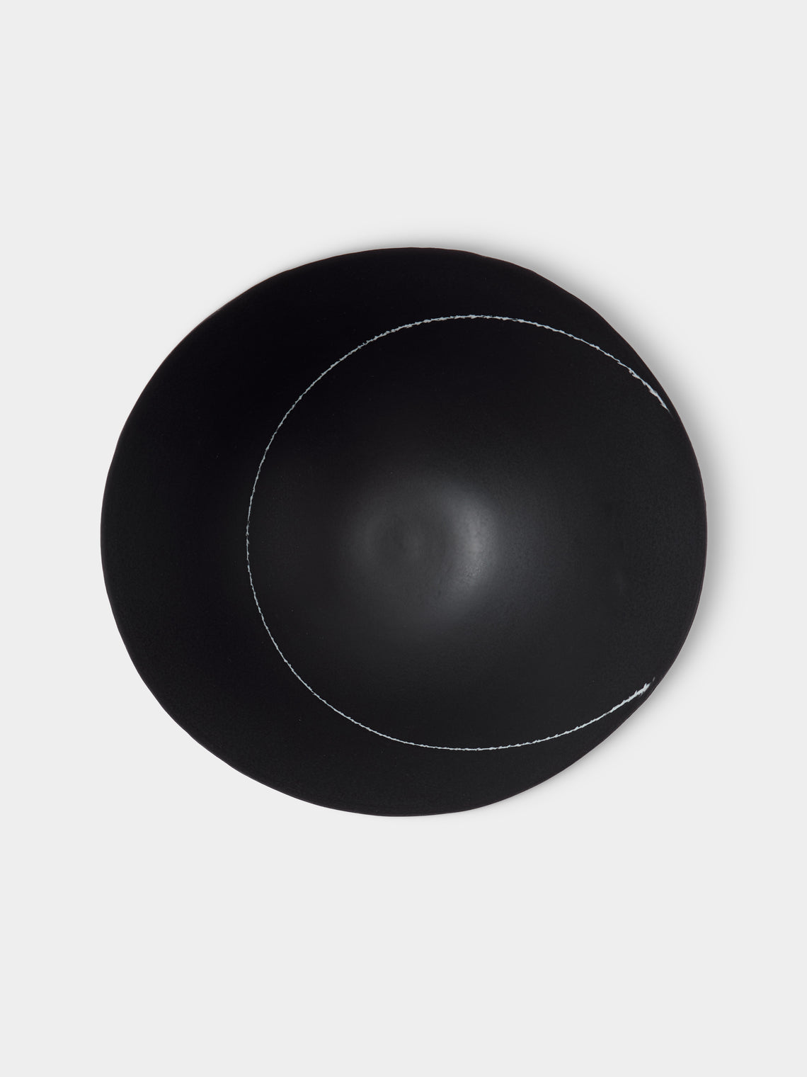 Paul James Ceramics - Fractured Reality Hand-Thrown Ceramic Bowl - Black - ABASK