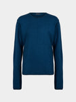 Denis Colomb - Fuzzy Brushed Cashmere Crew-Neck Sweater | Size: M - Blue - ABASK - 