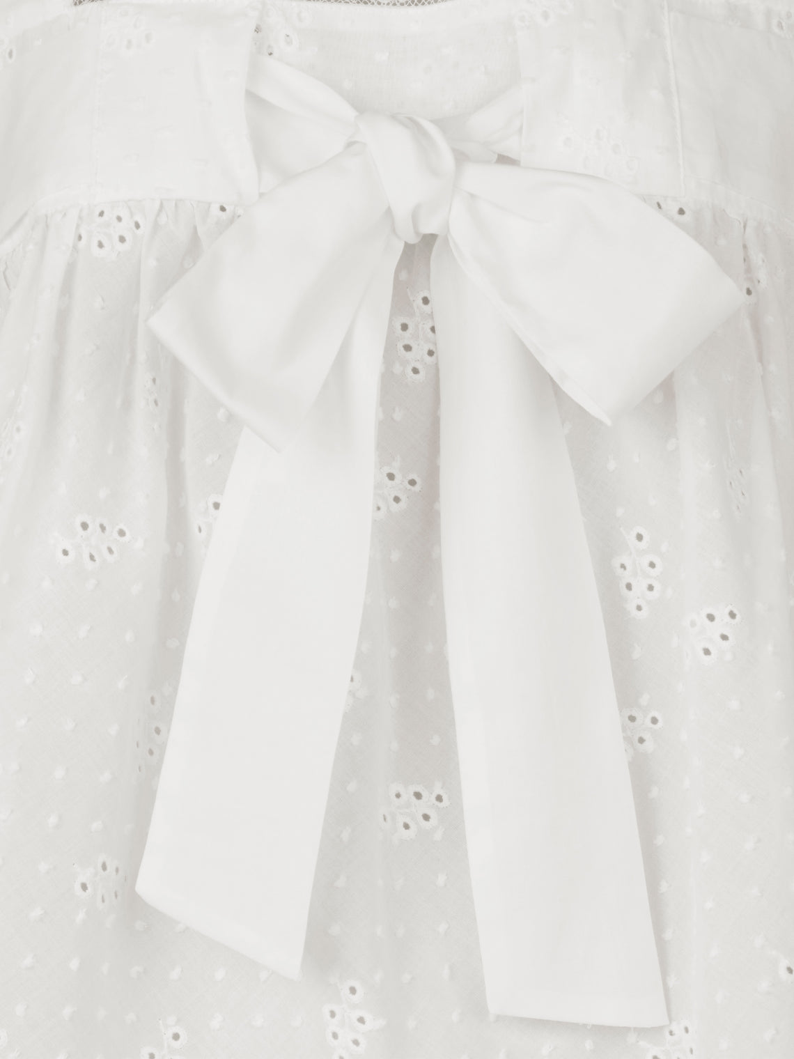 Loretta Caponi - Suvereto Embroidered Cotton Top | Size: S - White - ABASK