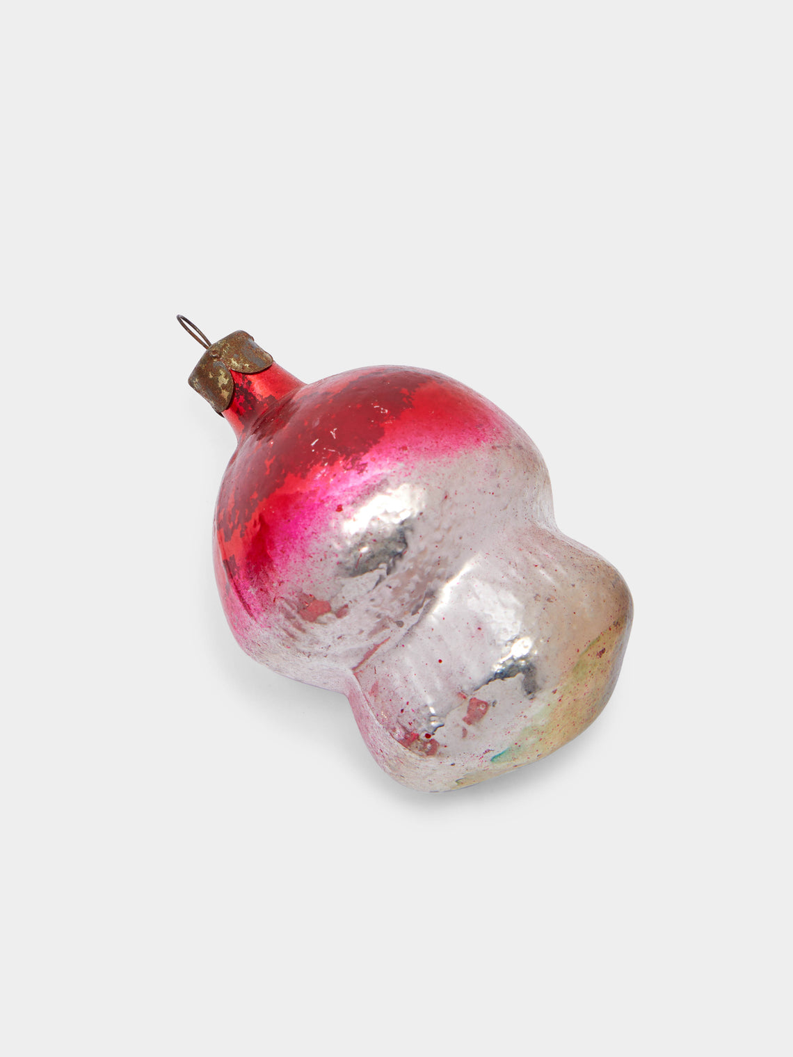Antique and Vintage - 1950s Mushrooms Glass Large Tree Decorations (Set of 6) -  - ABASK