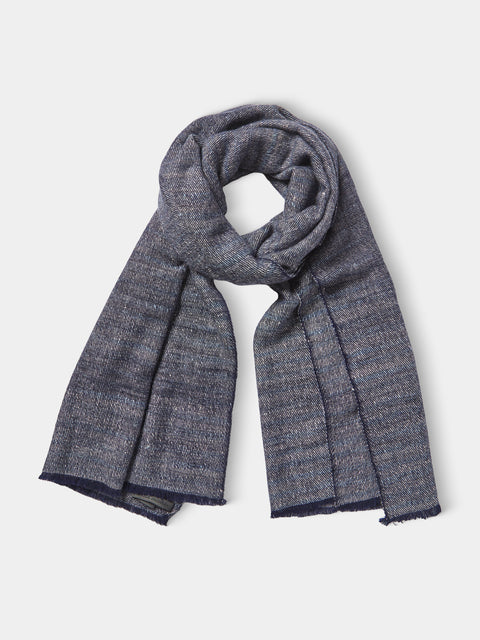 Denis Colomb - Annapurna Varanasi Cashmere Scarf | One Size - Black - ABASK - 