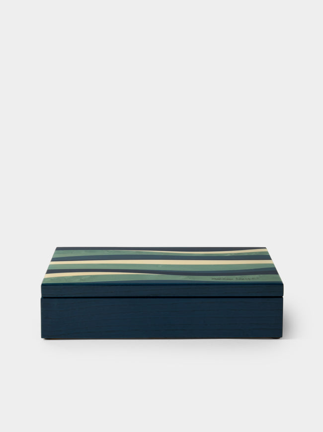 Mastellone Giuseppe - Wood Inlay Jewelry Box - Blue - ABASK - 
