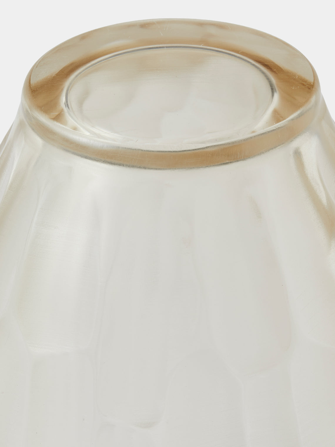 Micheluzzi Glass - Goccia Antico Bamboo Hand-Blown Murano Glass Vase (9in/23.5cm) - Pink - ABASK