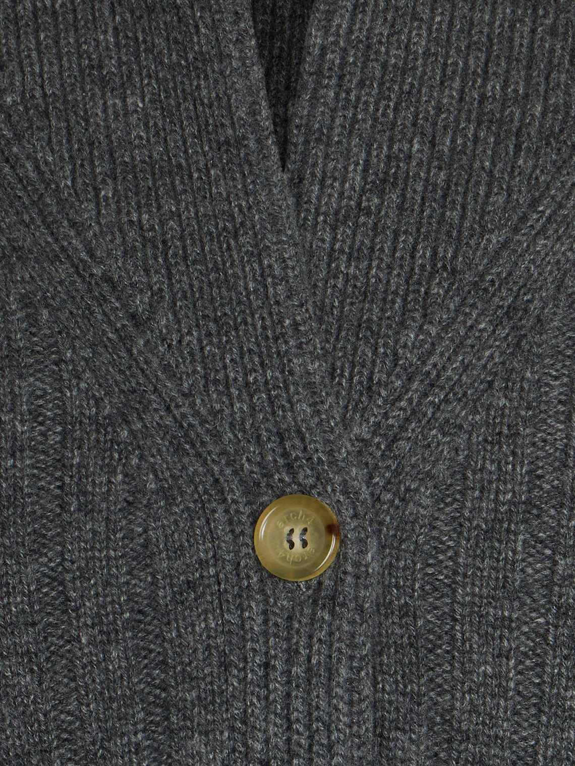 Arch4 - Denver Baby Goat Cashmere Stretch-Knit Cardigan | Size: M - Gray - ABASK