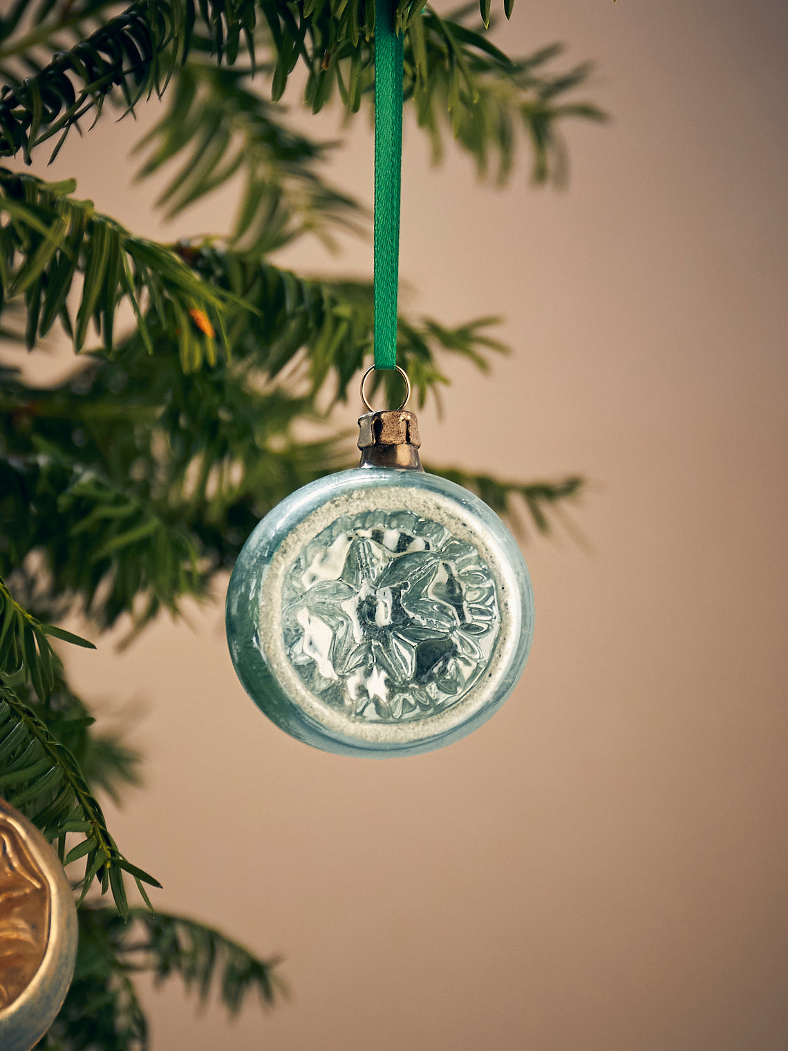 Antique and Vintage - Early-20th-Century Reflective Glass Baubles (Set of 5) - Multiple - ABASK