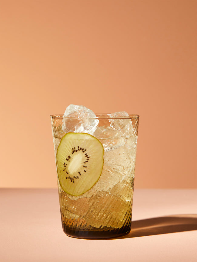 Mun Deluxe Brand Venezia - Torsé Hand-Blown Glass Highballs (Set of 6) - Green - ABASK