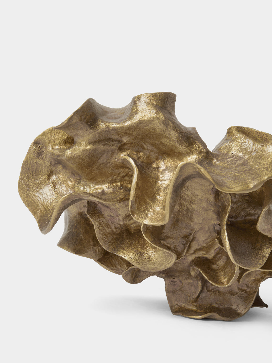 Viya - Saffron Brass Bowl - Brass - ABASK