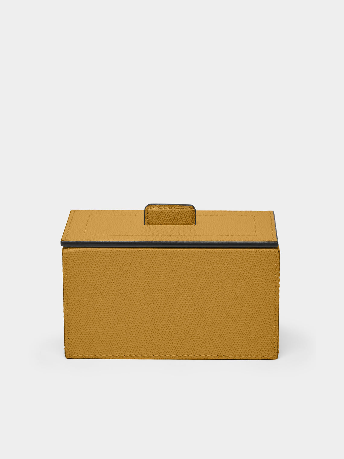 Giobagnara - Leather Makeup Pads Holder - Yellow - ABASK - 