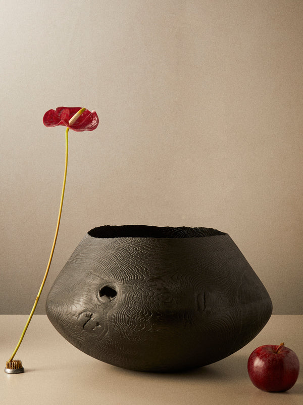 Friedemann Buehler - Blackened Oak Bowl - Black - ABASK
