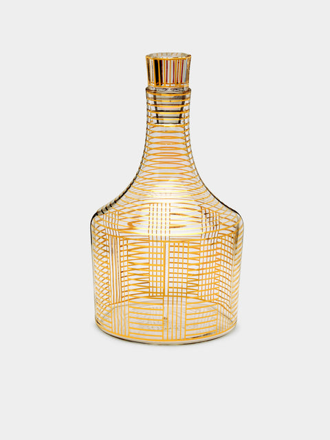 Lobmeyr - Series B Hand-Painted Crystal Decanter - Gold - ABASK - 