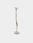 Shaha Raphael - Low Tide Fishbone Hand-Cast Brass Medium Candelabra - Silver - ABASK - 
