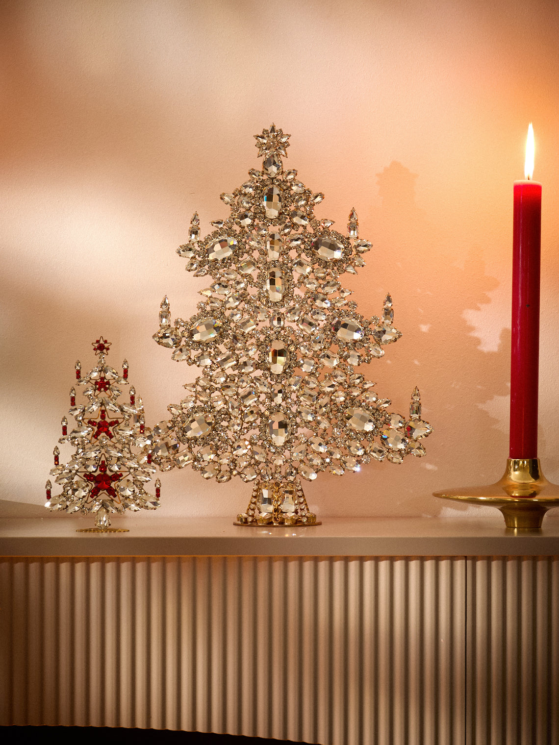 ABASK Decorations - Winter Czech Crystal Tree - Clear - ABASK