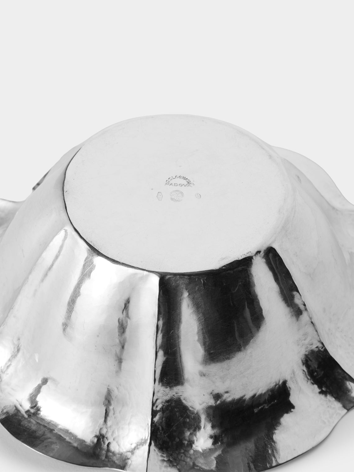 Antique and Vintage - 1960s Flower Silver-Plated Bowls (Set of 6) - Silver - ABASK