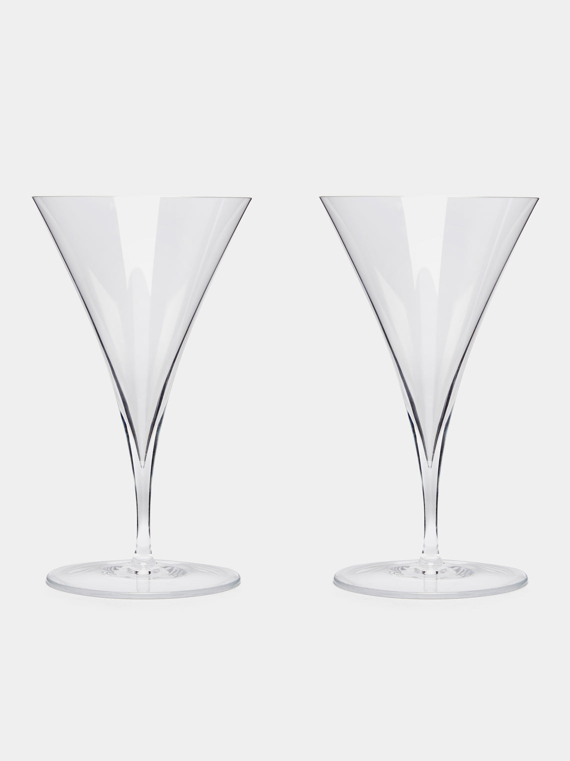 Lobmeyr - Ambassador Hand-Blown Crystal Cocktail Glass (Set of 2) - Clear - ABASK