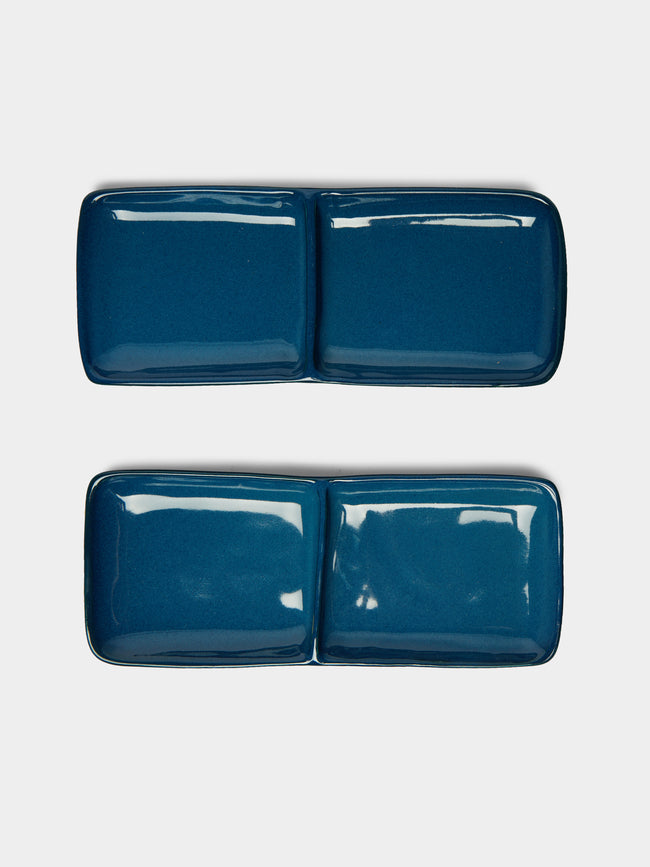 Mervyn Gers Ceramics - Bento Boxes (Set of 2) - Blue - ABASK