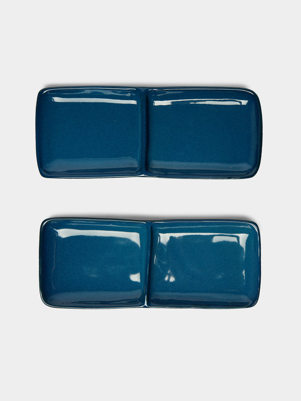 Mervyn Gers Ceramics - Hand-Glazed Ceramic Bento Boxes (Set of 2) -  - ABASK