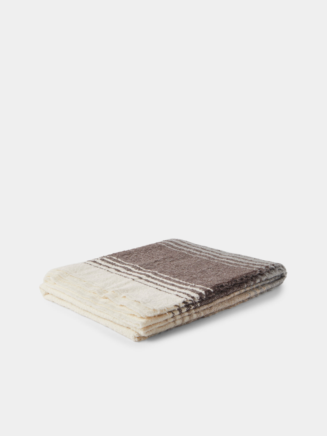 Alonpi - Galdor Wool and Cashmere Throw (79in/2m) - Multiple - ABASK