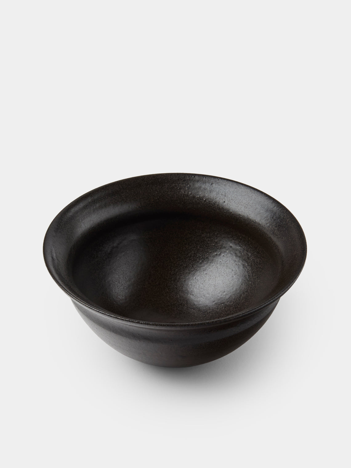 Fuminari Araga - Kohiki Slipware Noodle Bowls – 7in/18cm (Set of 4) - Black - ABASK