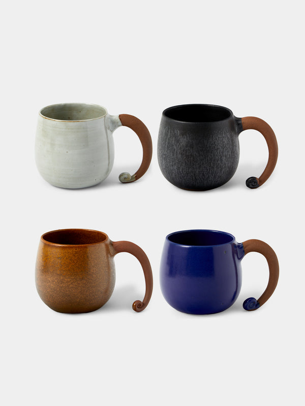 Shin Kibok - Elephant Ceramic Mugs (Set of 4) - Multiple - ABASK