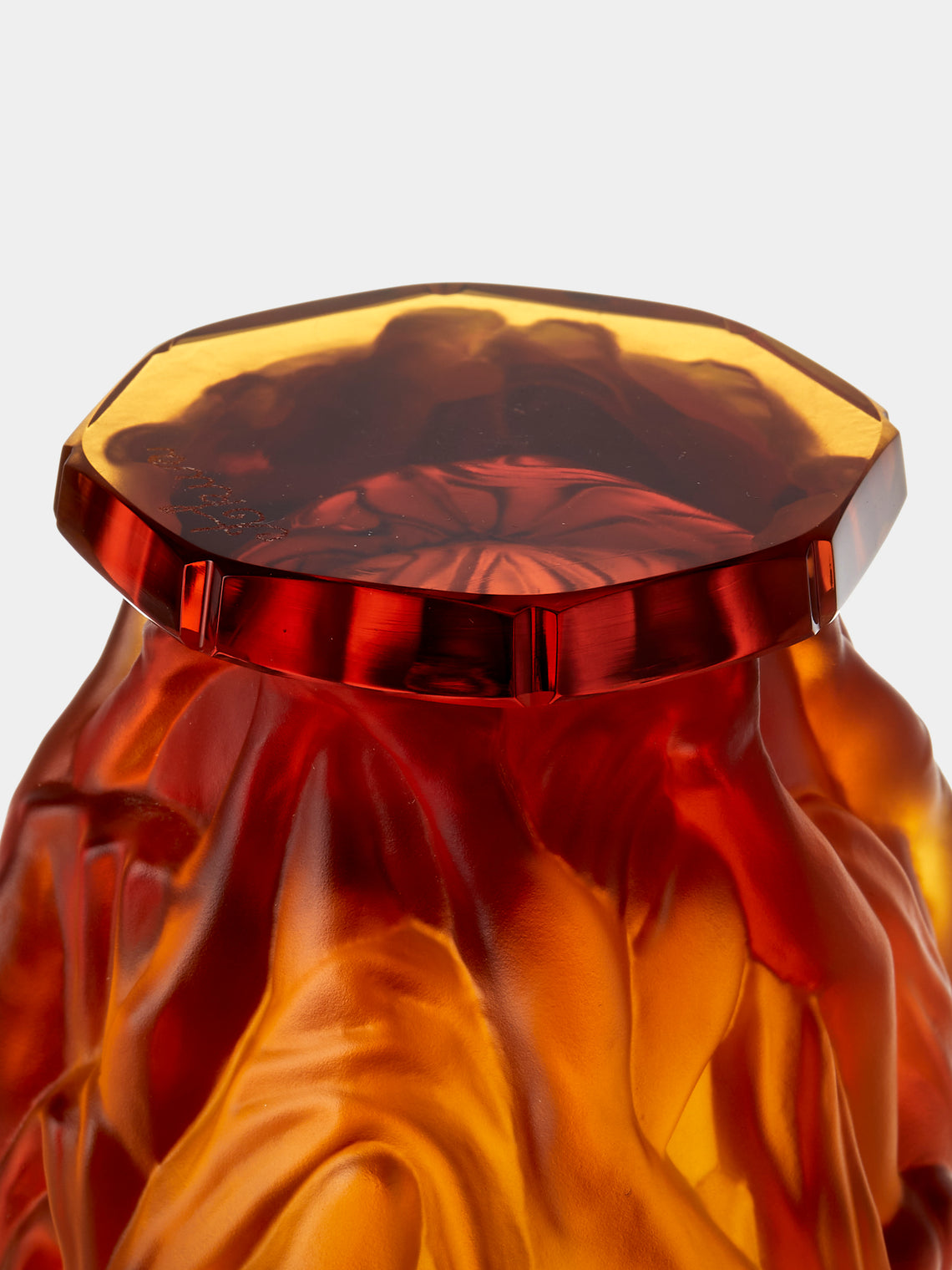 Akua Objects - Michael Hand-Blown Crystal Vase (6in/15cm) - Clear - ABASK