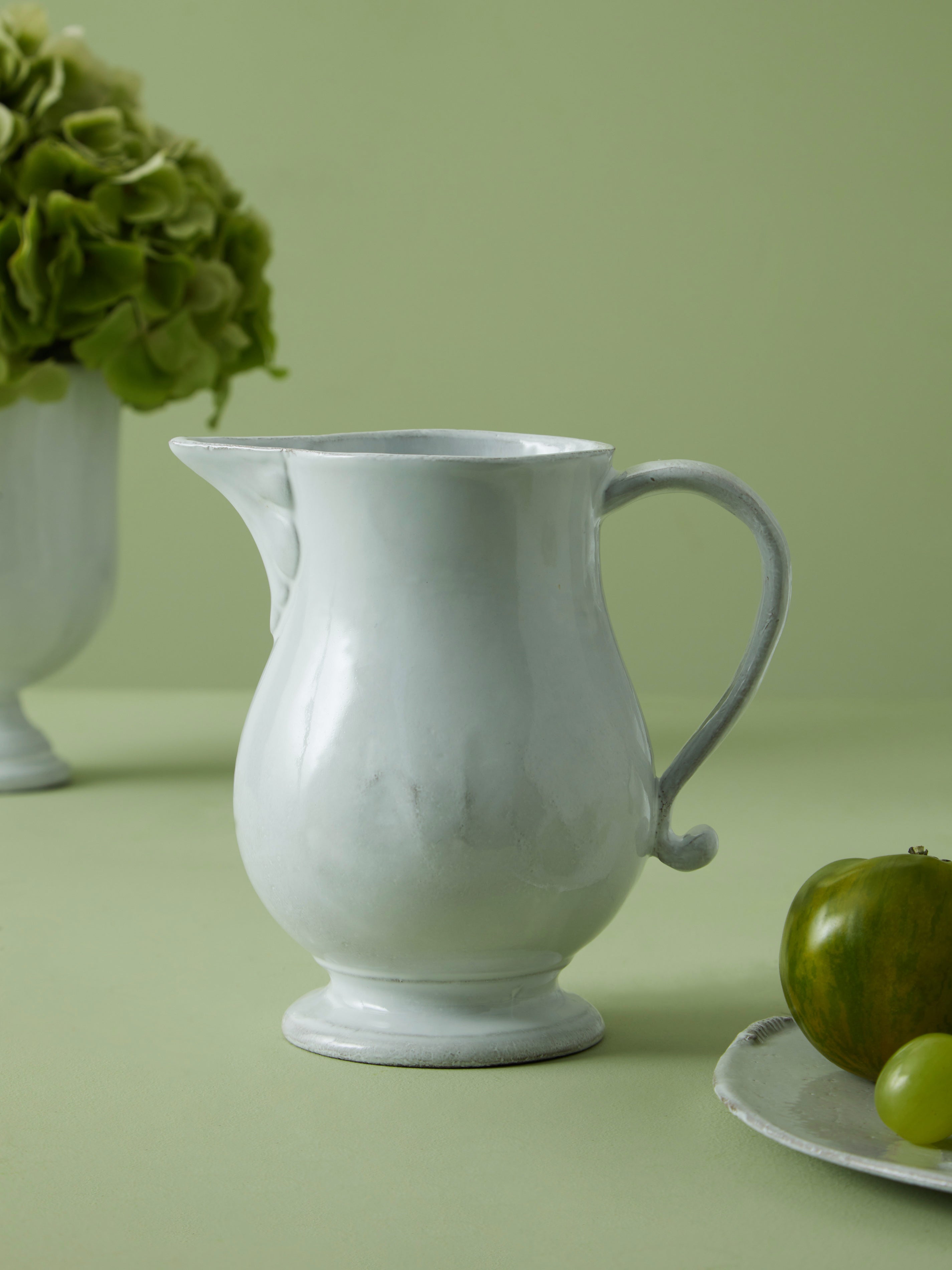 Astier de Villatte Victor Hand-Glazed Ceramic Pitcher