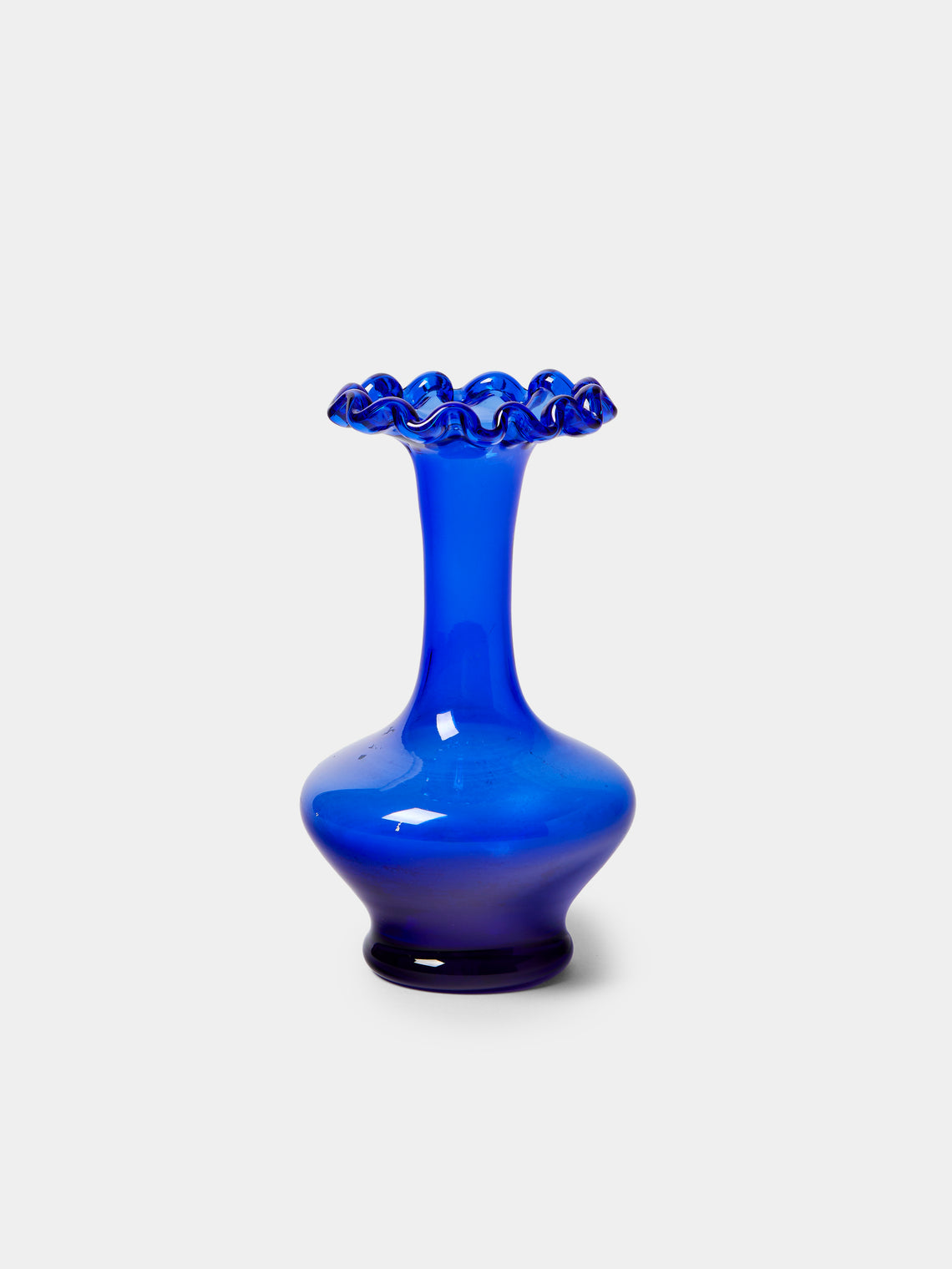 Antique and Vintage - Mid-Century Glass Bud Vases (Set of 8) - Blue - ABASK