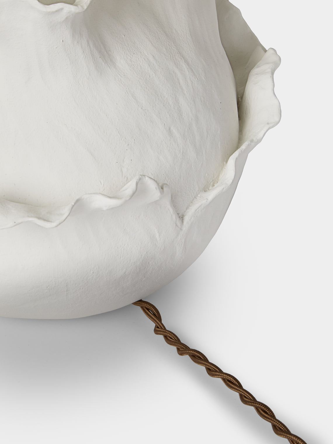 Legato Studio - Patience Hand-Cast Composite Table Lamp - Ivory - ABASK