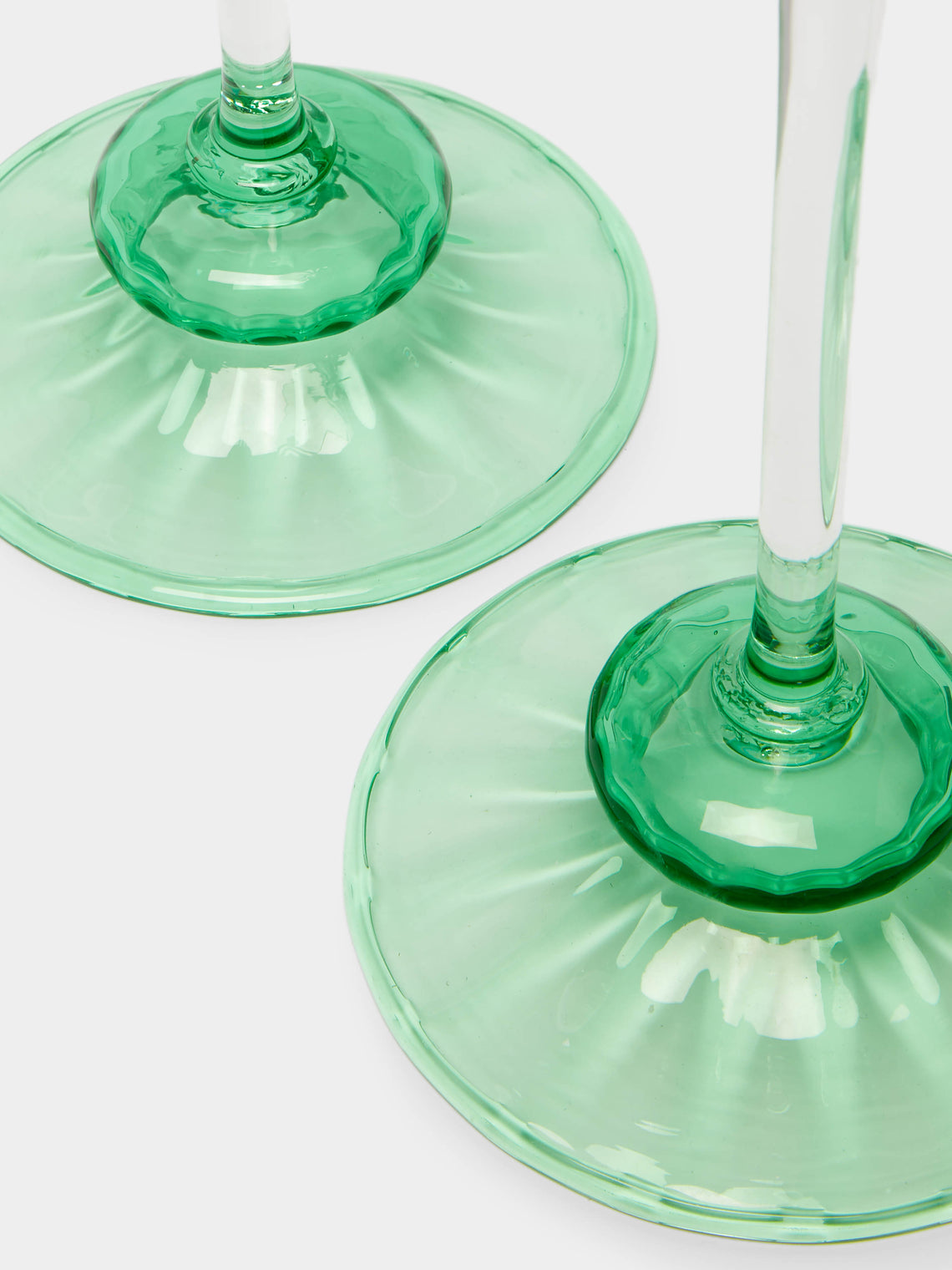 Antique and Vintage - 1920s Frederick Carder for Steuben Glass Candlesticks (Set of 2) -  - ABASK