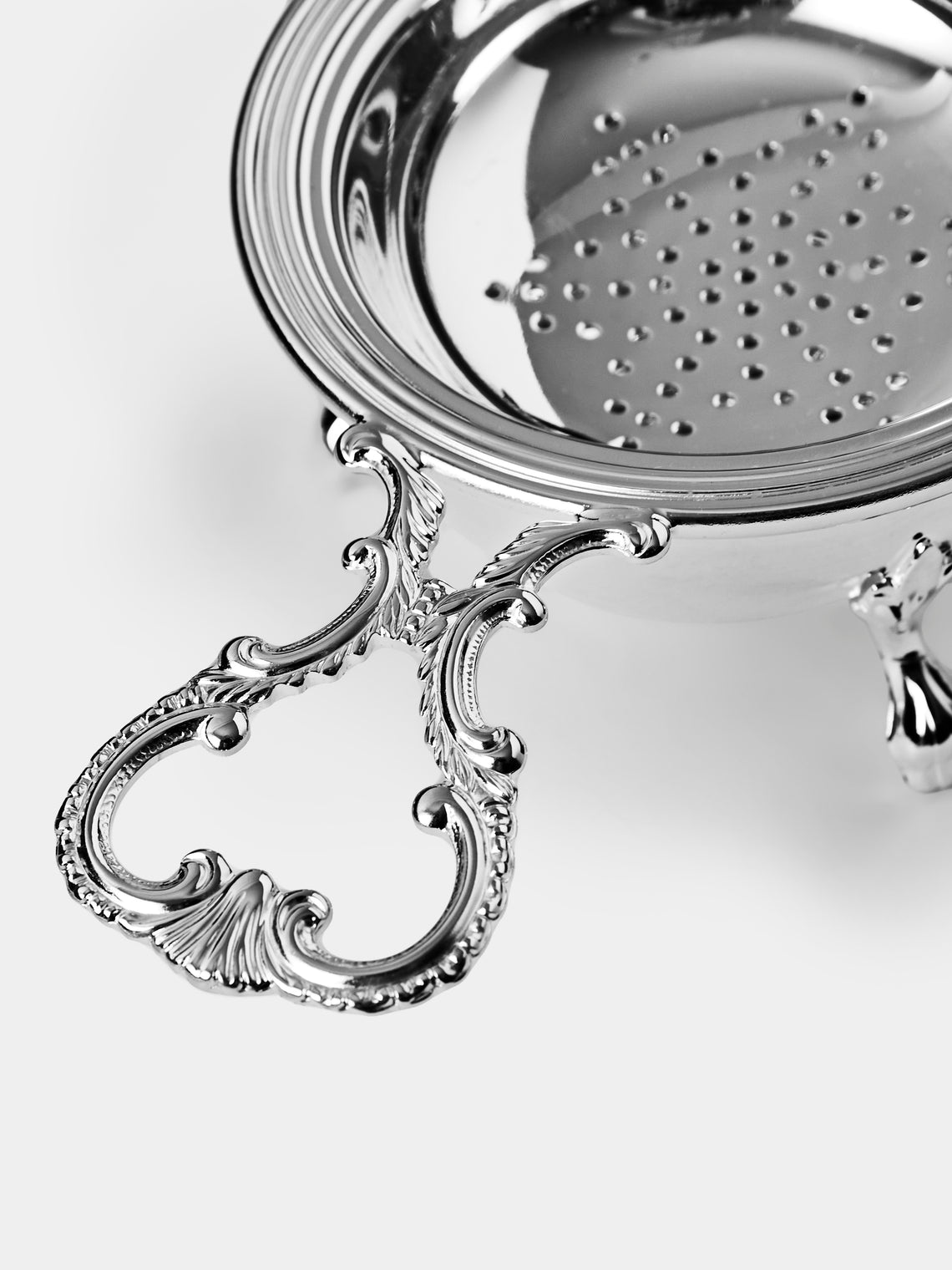 Greggio - Silver-Plated Tea Strainer - Silver - ABASK