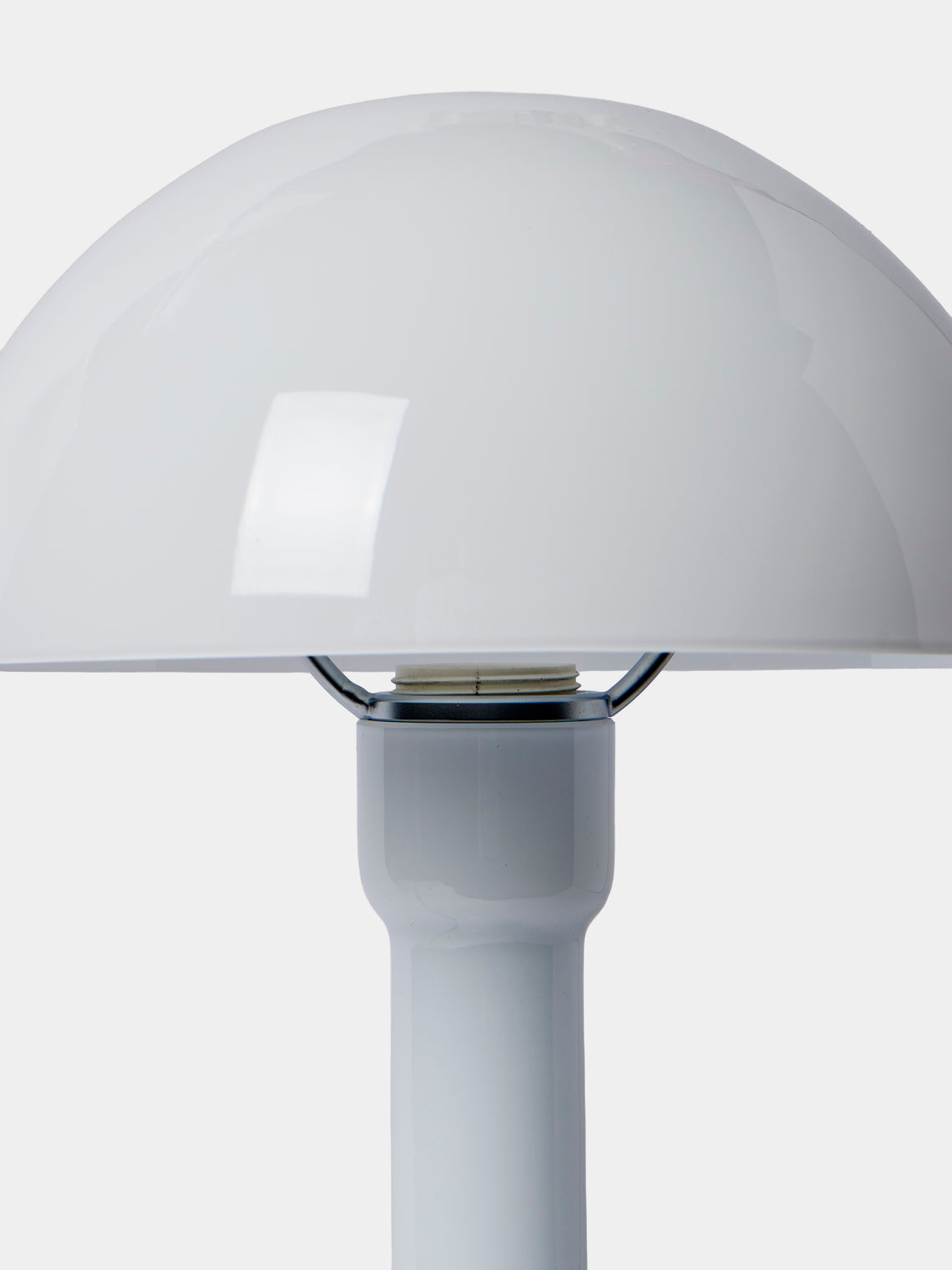 Carlo Moretti - Cupola Hand-Blown Murano Glass Table Lamp - White - ABASK