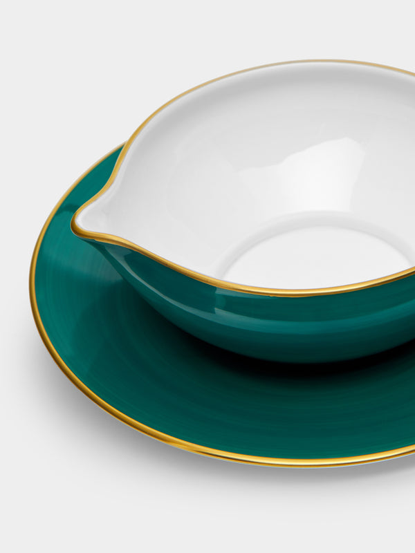 Robert Haviland & C. Parlon - Coco Hand-Painted Porcelain Gravy Boat -  - ABASK