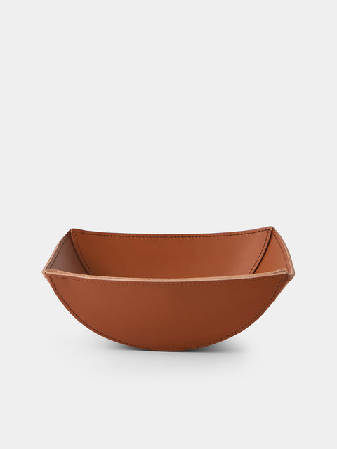 Rabitti 1969 - Lambda Leather Bowl - Orange - ABASK - 