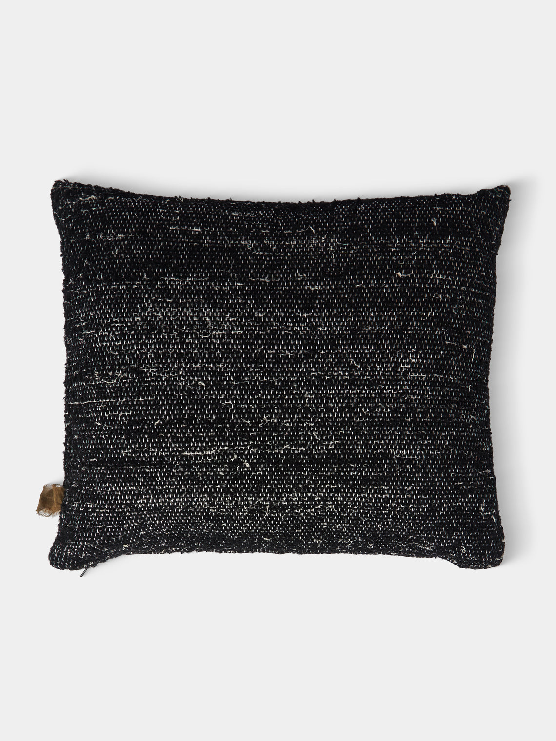 The House of Lyria - Liccio Hand-Dyed Wool Cushion (27.5in/70cm) - Black - ABASK