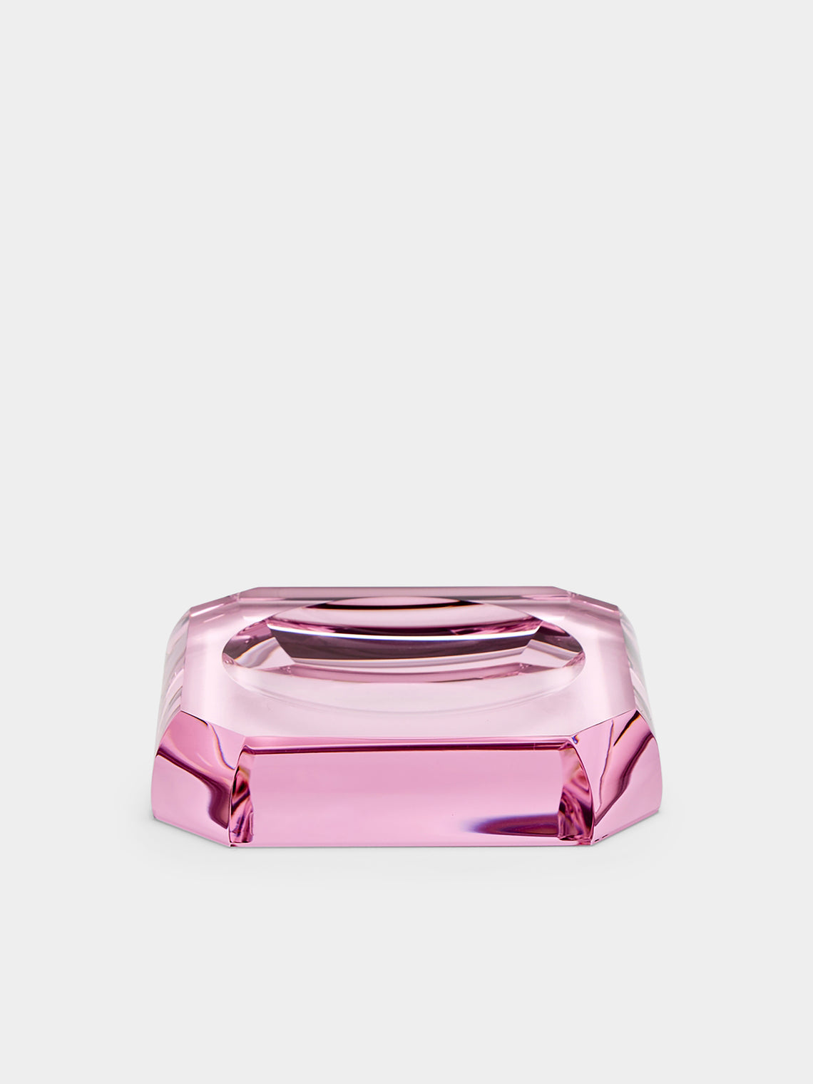 Decor Walther - Cut Crystal Soap Dish - Pink - ABASK - 