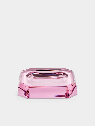 Decor Walther - Cut Crystal Soap Dish - Pink - ABASK - 