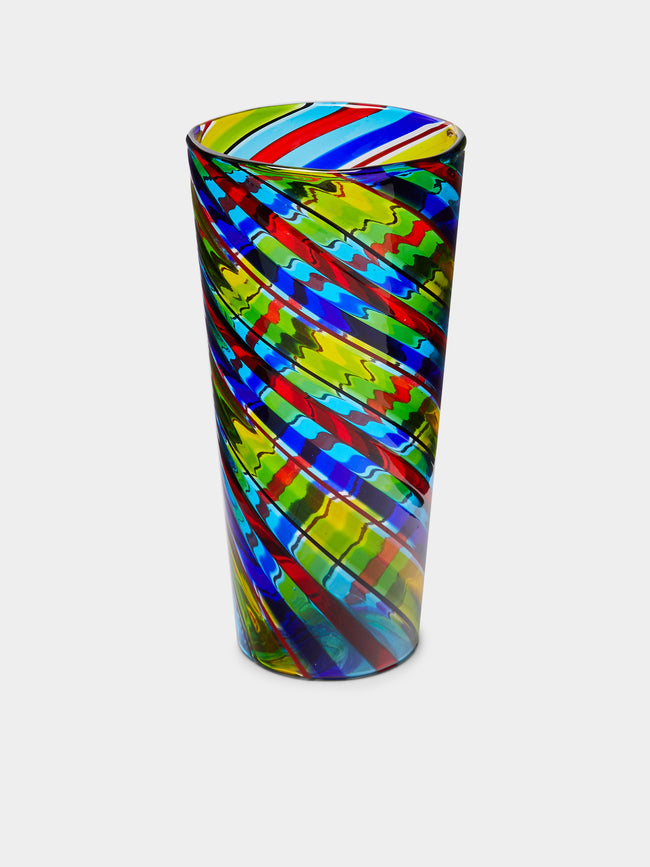 F&M Ballarin - Filigrana Hand-Blown Murano Glass Vase -  - ABASK - 
