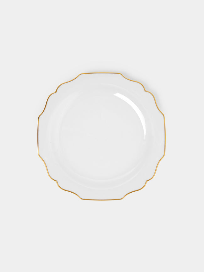 Augarten - Belvedere Hand-Painted Porcelain Salad Plate - White - ABASK - 