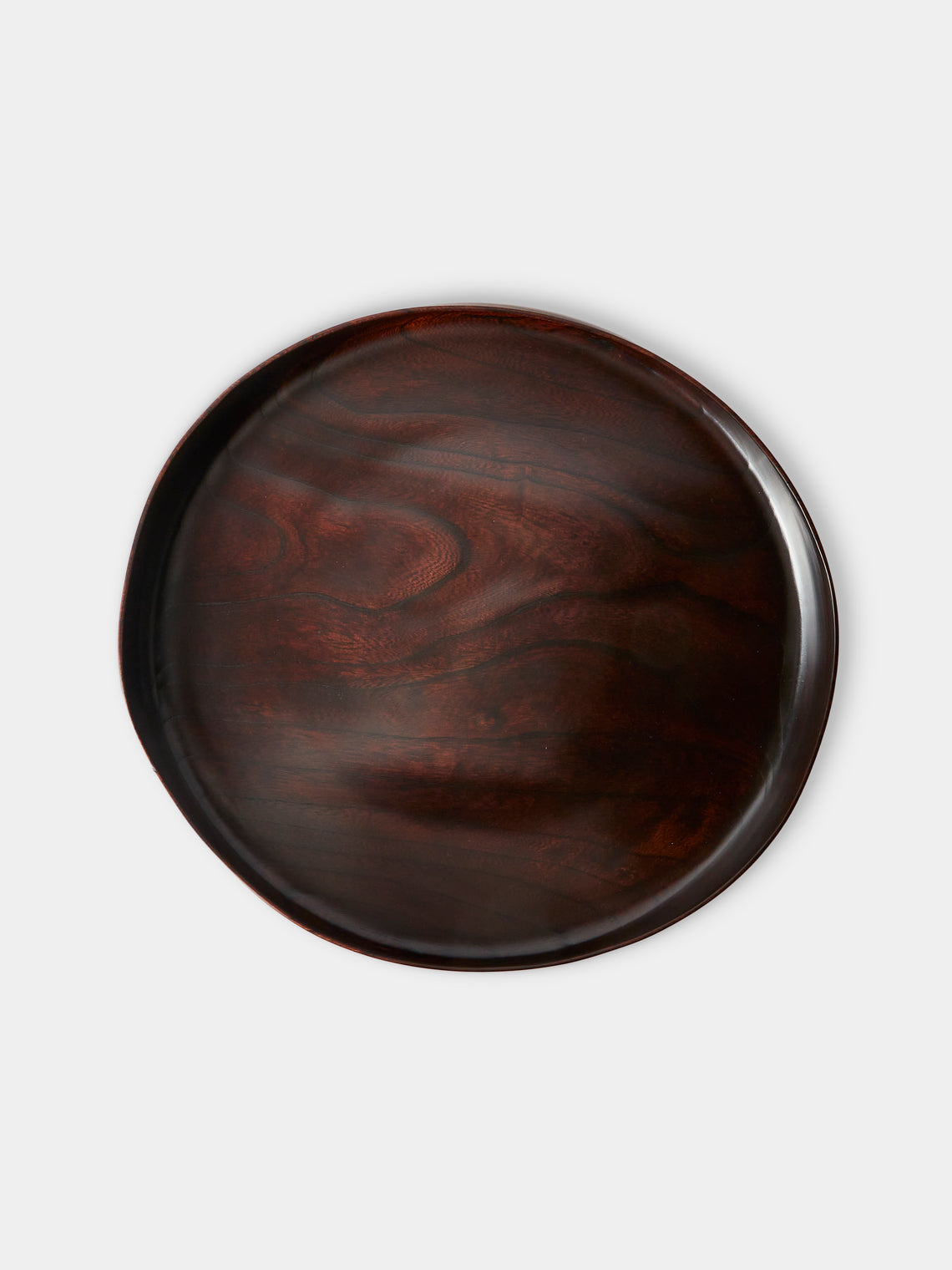 Suk Keun Kang - Hamji Ottchil Wood Low Bowl - Brown - ABASK