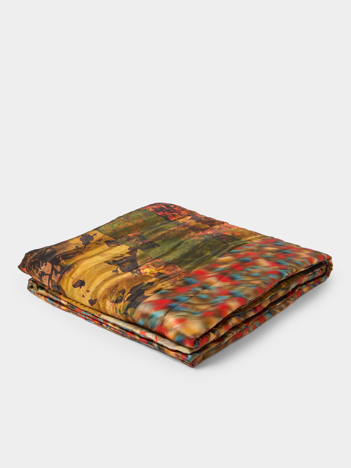 Bokja - The Cocoon Silk and Velvet Quilt (78.5in/2m) - Multiple - ABASK