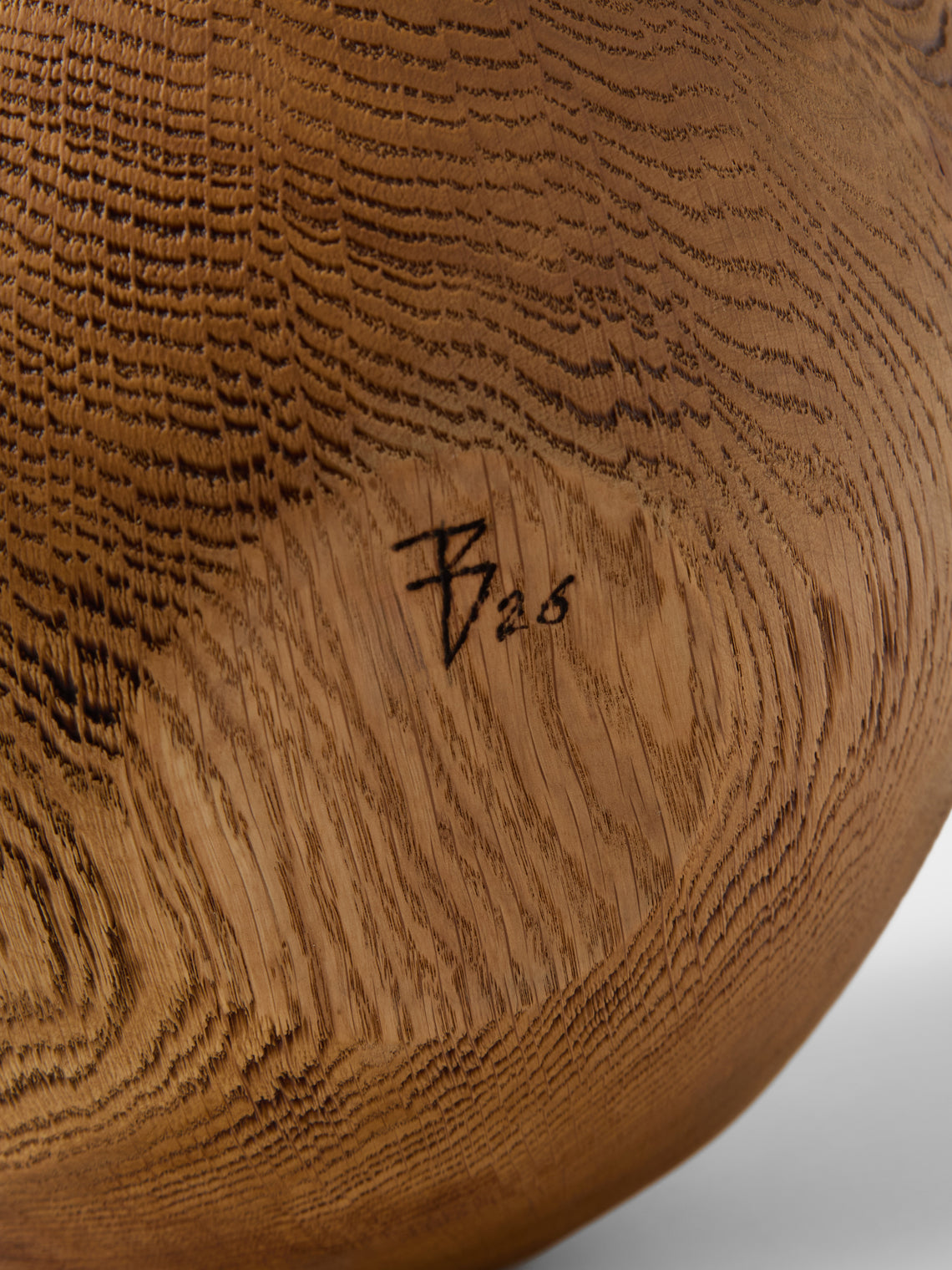 Friedemann Buehler - Hand-Turned Oak Bowl - Brown - ABASK