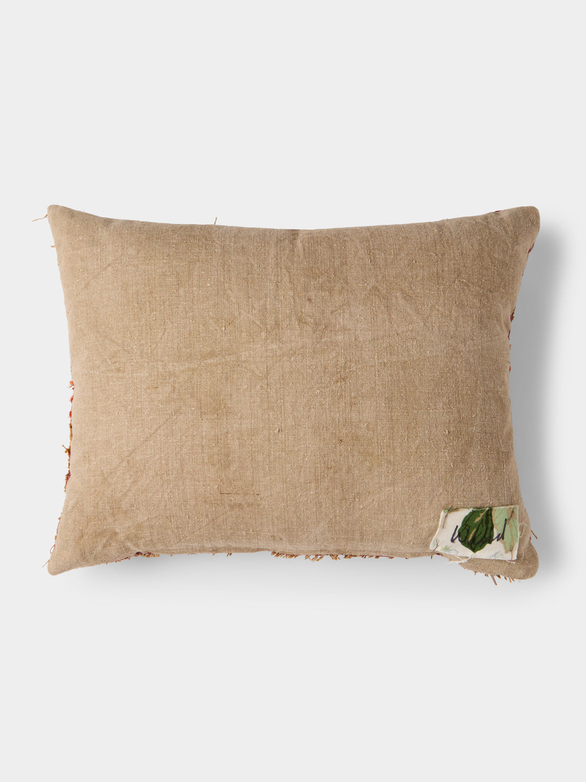 By Walid - 17th-Century Tapestry Wool and Linen Cushion (19.5in/50cm) - Multiple - ABASK