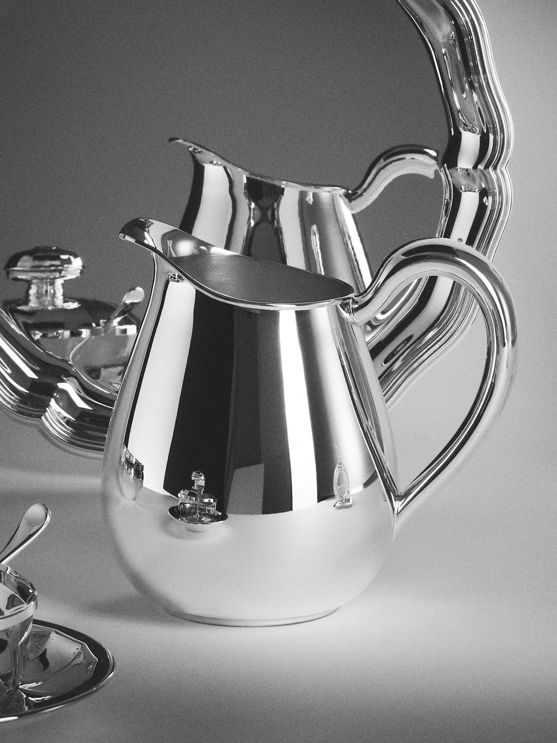 Greggio - Goccia Silver-Plated Pitcher - Silver - ABASK