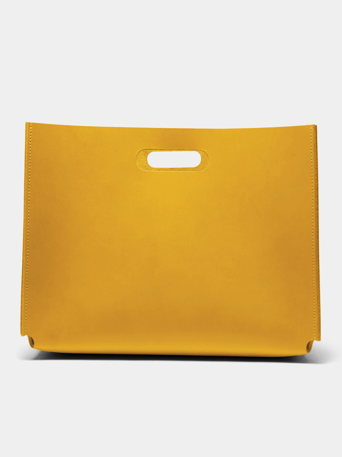 Rabitti 1969 - Amsterdam Leather Basket - Yellow - ABASK