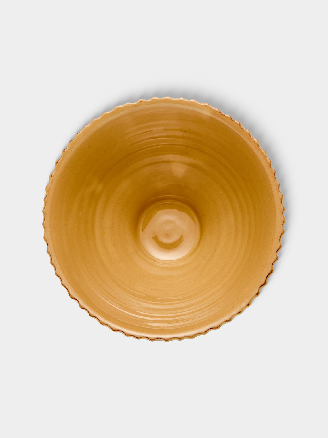 Poterie d’Évires - Flowers Hand-Painted Ceramic Mini Salad Bowl - Cream - ABASK